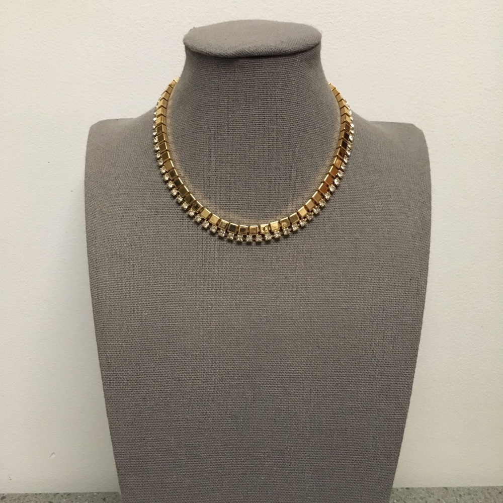 Stunning Vintage Rhinestone Necklace - Picture 2 of 7